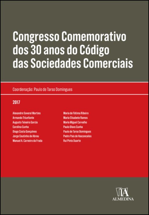 Congresso Comemorativo dos 30 anos do Código das Sociedades Comerciais