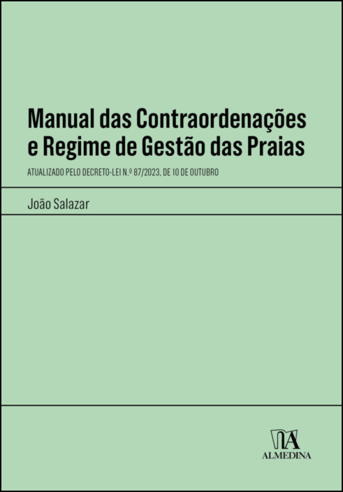 Manual das Contraordenações e Regime de Gestão das Praias