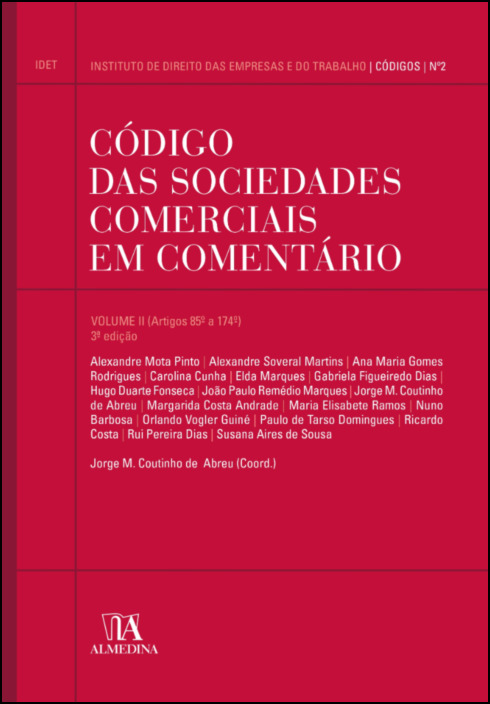 Código das Sociedades Comerciais em Comentário Volume II